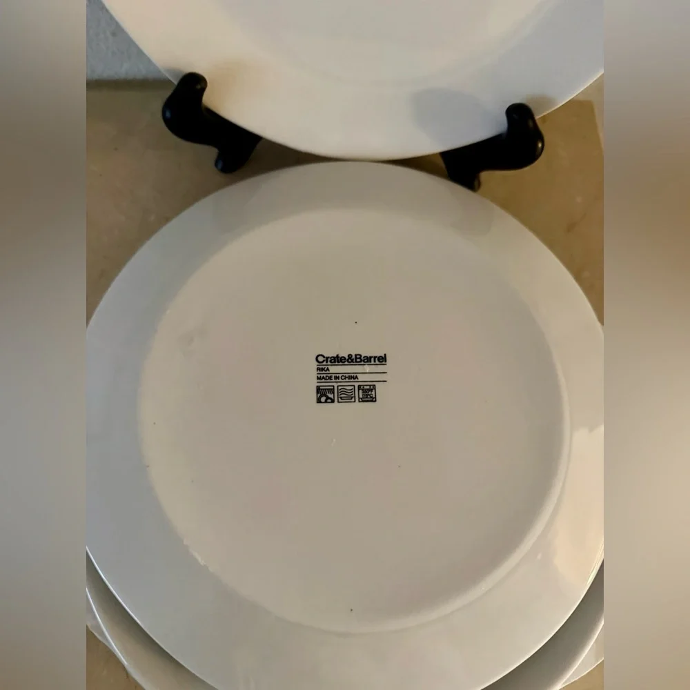 COPY - 5 VTG Crate&Barrel RIKA salad/dessert plates. 8.75” Blueberries